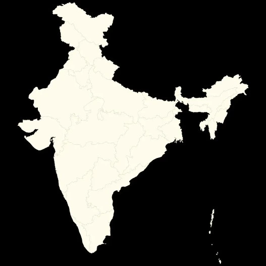Map of India marking 22 plus cities where VIA INDIGOS runs casting partner foundries plus forging, CNC machining, sheet metal, plastics and rubber facilities, a 470 plus audited partner network for US buyers building China Plus One supply resilience