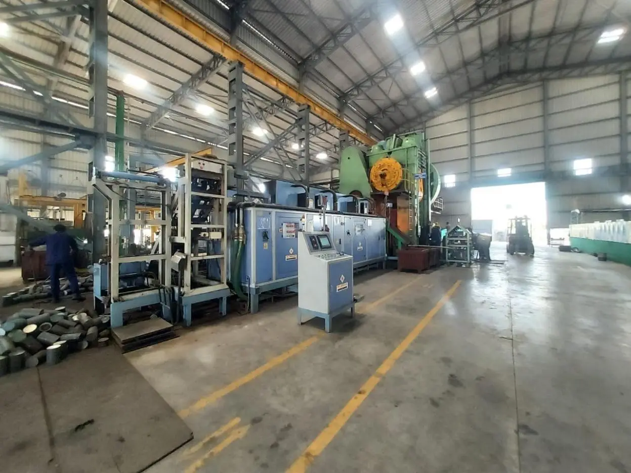Founder walkthrough on the forging press floor in India