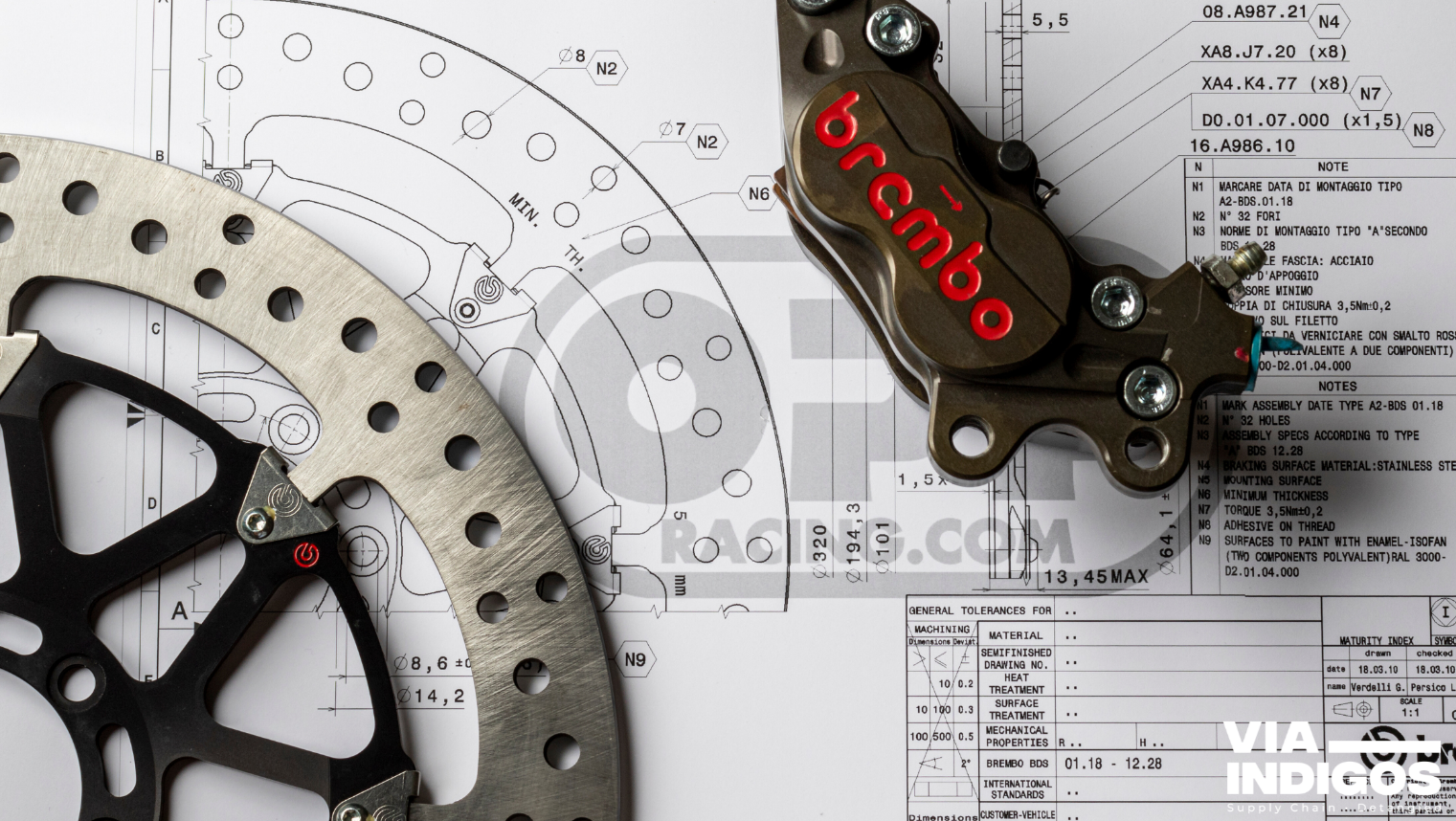 Dynamic balancing of drilled rotors prevents brake pedal pulsing and highway vibrations.