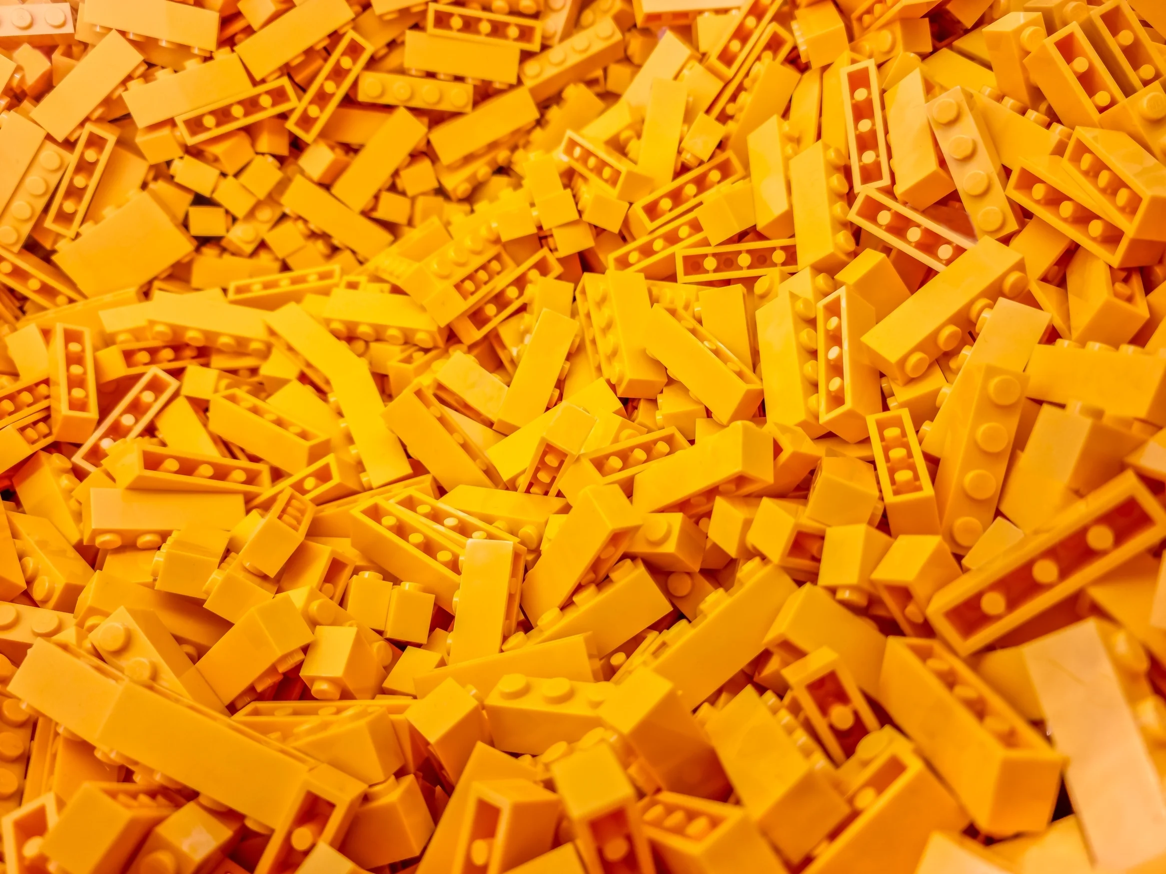 Injection molded interlocking bricks at our India partner facility, molded and ready to ship