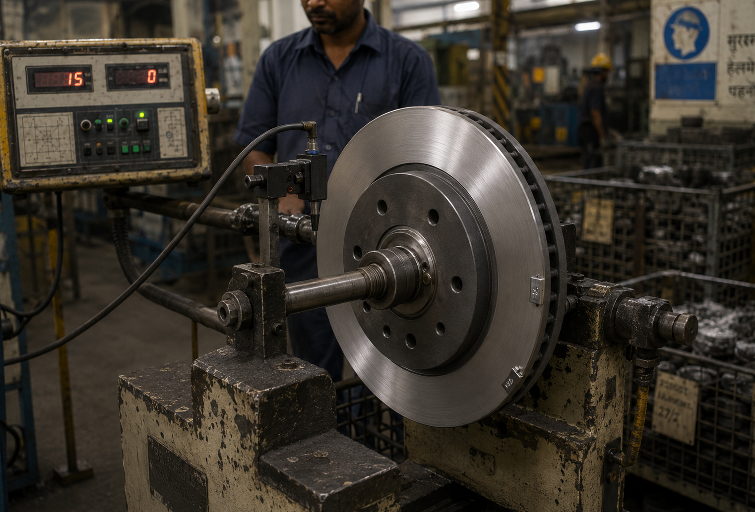 Dynamic balancing of rotating parts in India