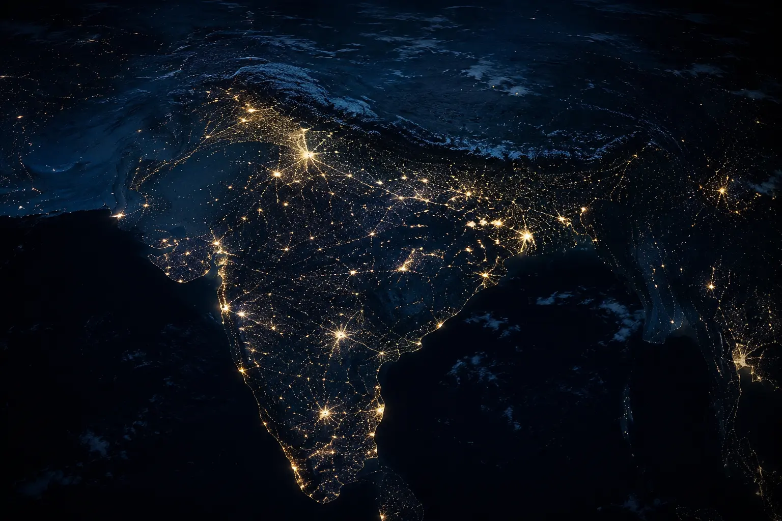 Map of the VIA INDIGOS partner network of 470 plus audited manufacturing facilities across 22 Indian cities serving US automotive buyers